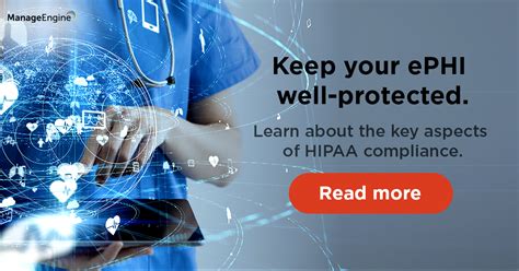 Hipaa Network Compliance Hipaa Checklist Manageengine