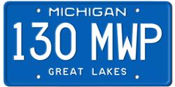 History Of Michigan License Plates