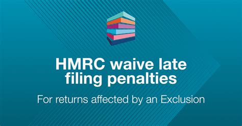 Hmrc Waive Late Filing Penalties For Returns Affected By An Exclusion Taxcalc