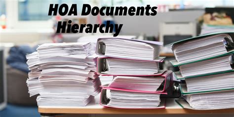 Hoa Documents Hierarchy Hoa Management Services And Resources