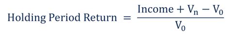 Holding Period Return Definition Formula And Example