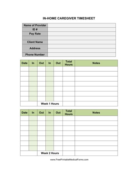 Home Care Timesheet Template Fill Out And Sign Printable Pdf Template Signnow