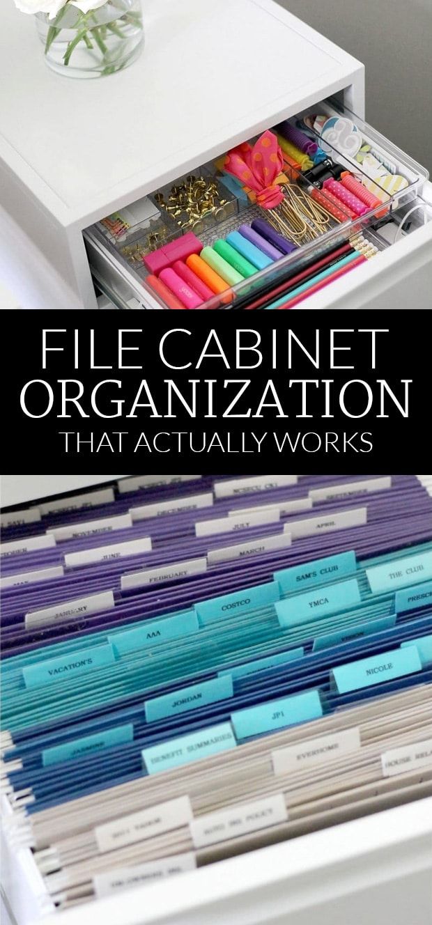 Home Filing System Categories