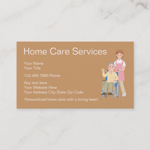 Home Health Business Cards Zazzle