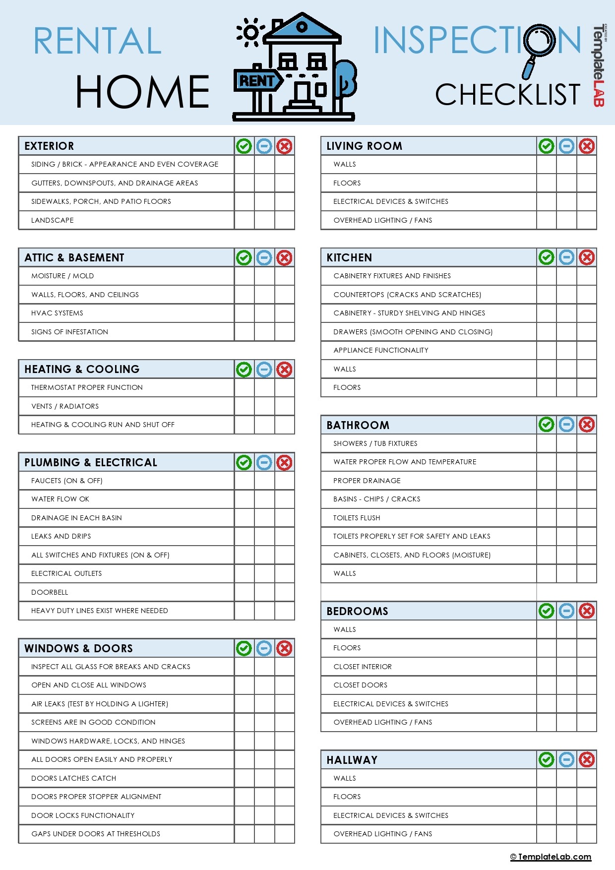 Home Inspection Checklist