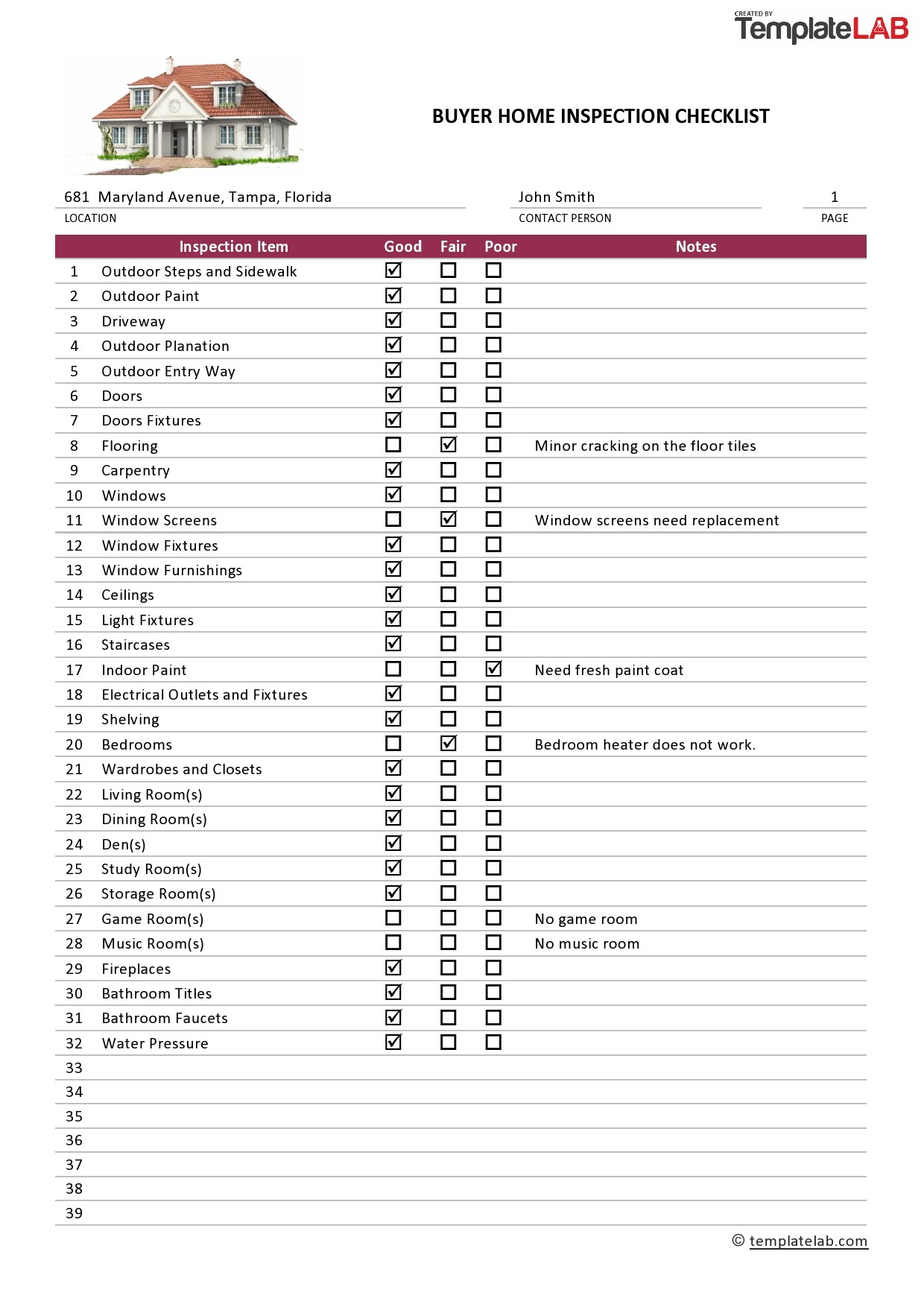 Home Inspection Report 3 Free Templates In Pdf Word Excel Download