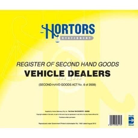 Hortors Registers Register For Second Hand Goods Vehicle Dealers