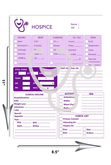 Hospice Assessment Form Etsy