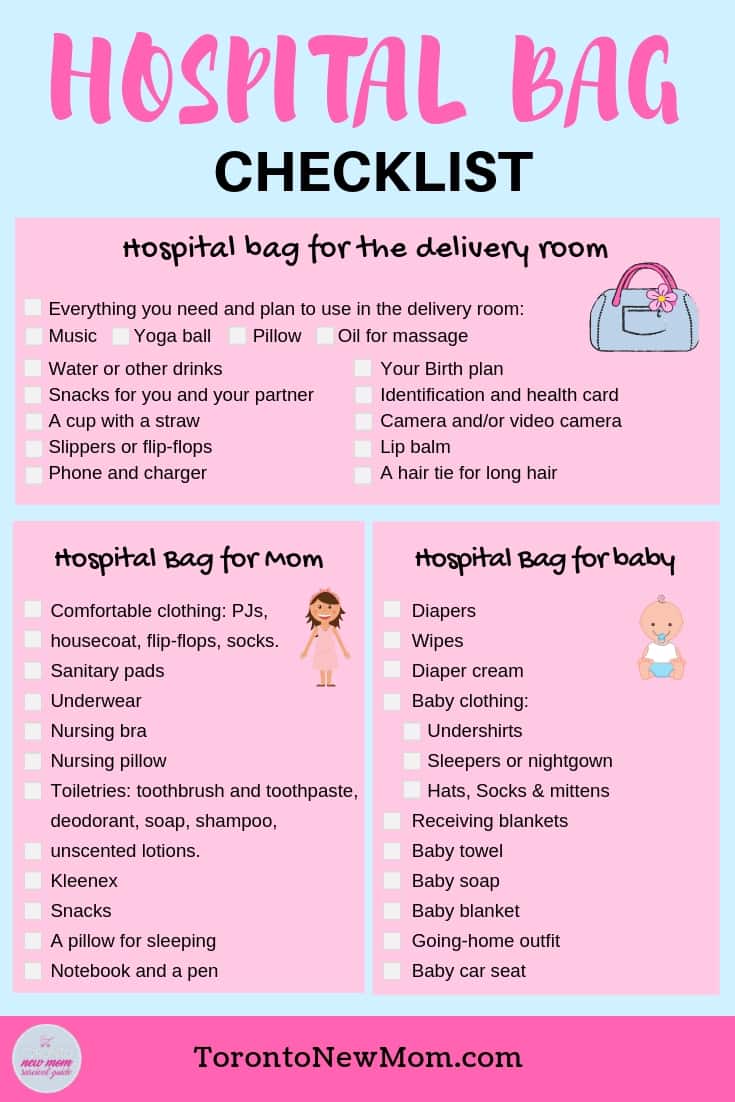 Hospital Bag Checklist What To Pack In Hospital Bag Hospital Bag