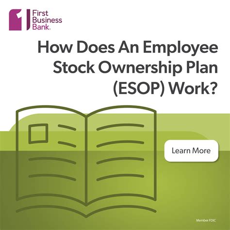 How An Employee Stock Ownership Plan Esop Works First Business Bank