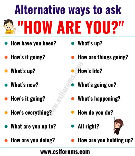 How Are You 60 Different Ways To Ask Respond To How Are You