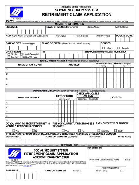 How Can I Claim My Sss Pension Printable Online