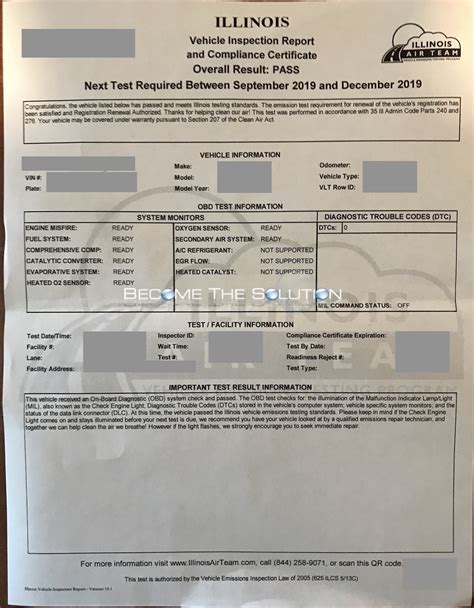 Emissions Test Without Paperwork