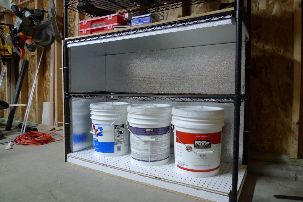 How Can I Keep My Paint From Freezing In An Unheated Garage Home Improvement Stack Exchange