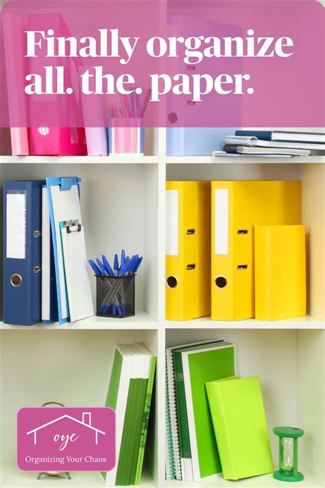 How Do I Organize All The Paper Paper Organization System