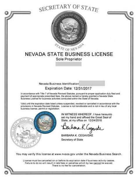 How Do I Renew My Nevada Business License Business Walls