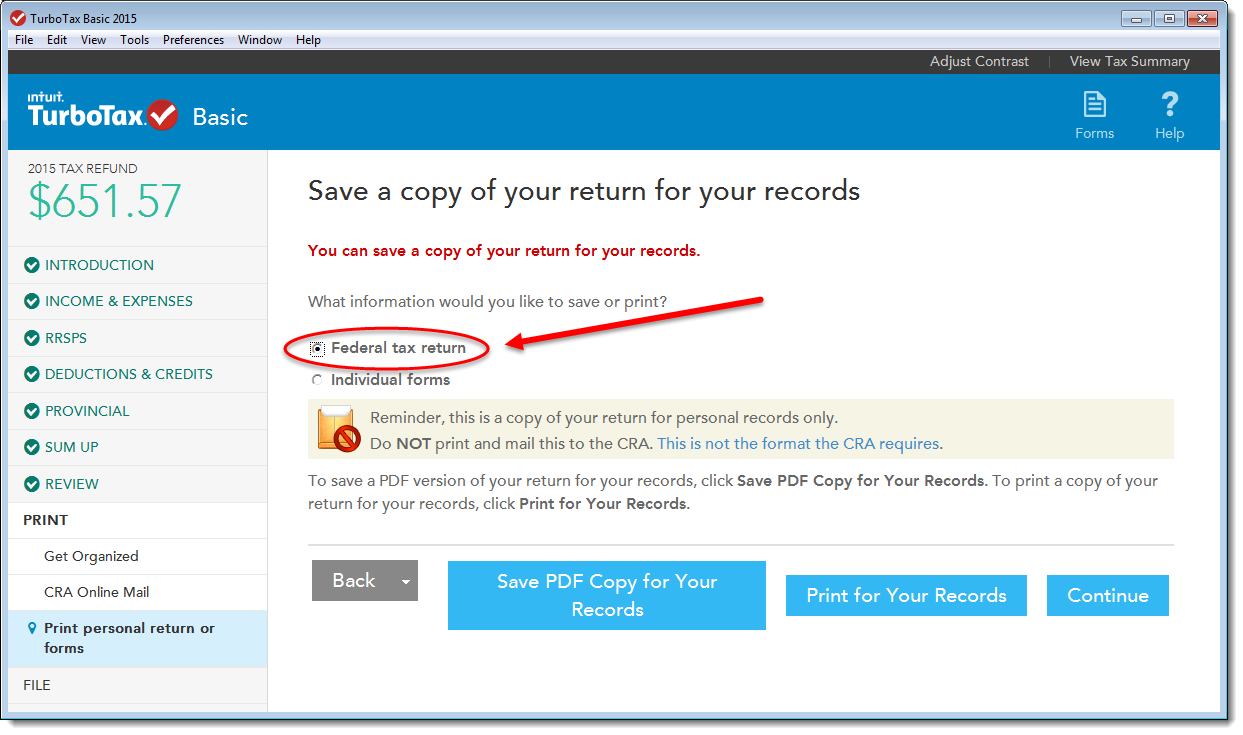 How Do I Save A Pdf Copy Of My Tax Return In Turbotax Answerxchange