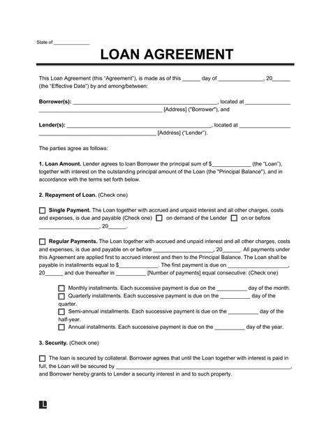 Personal Loan Paperwork Overview