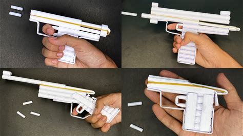 How Do You Make A Simple Paper Gun In Five Minute Paper Craft World