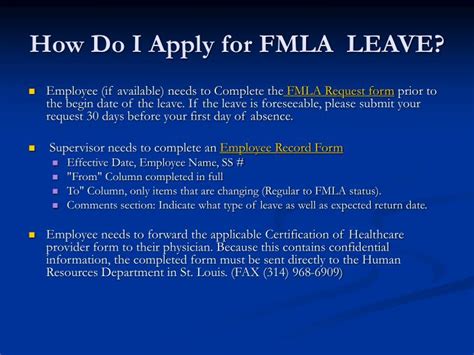 5 FMLA Tips