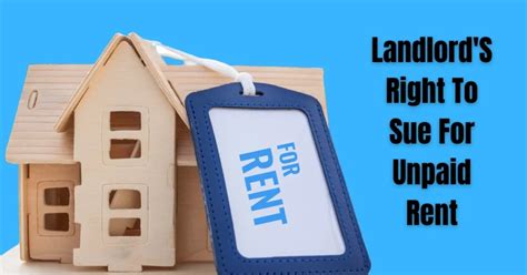 How Long Does A Landlord Have To Sue For Unpaid Rent