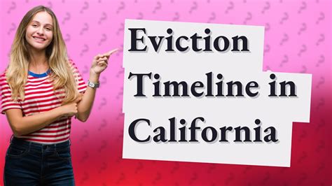 How Long Does It Take To Evict Someone In California