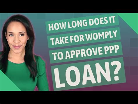 How Long Does Womply Ppp Loan Approval Take Commons Credit Portal Org