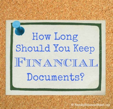 How Long Should I Keep Financial Paperwork For Paperwork Financial