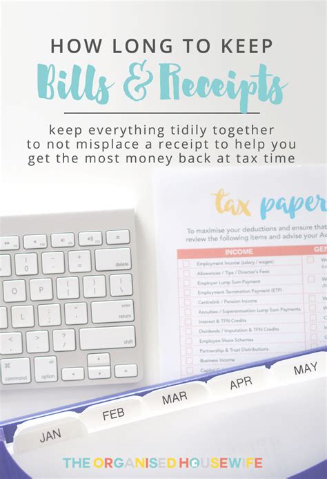 7 Bill Keeping Tips