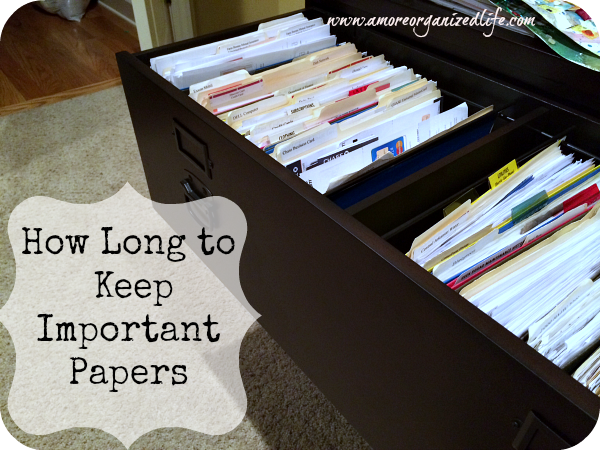 How Long To Keep Important Papers Paper Long Need To Know