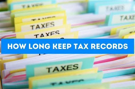 How Long To Keep Tax Records And Other Statements