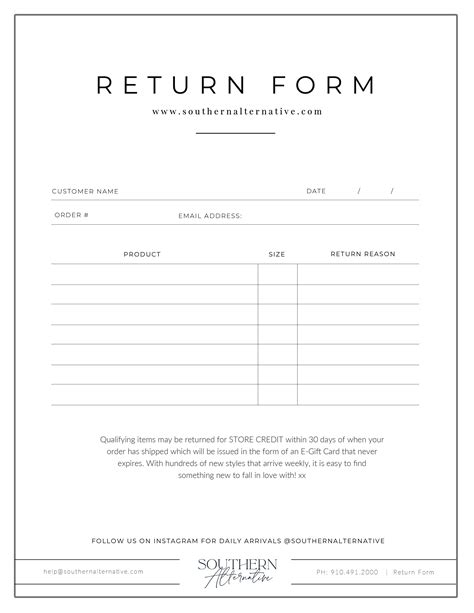 Return Paperwork Deadline for Employees