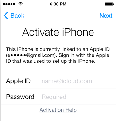 How To Activate A Used Iphone Bound To Another Account