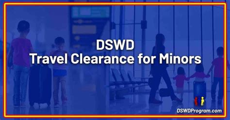 How To Apply Dswd Travel Clearance For Minors Dswd Program