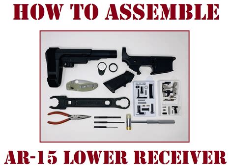 How To Assemble The Ar 15 Lower Receiver Picture Guide 80 Lower Jig