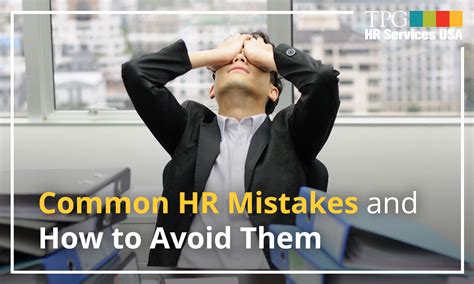 How To Avoid Common Hr Mistakes Expert Hr Consulting