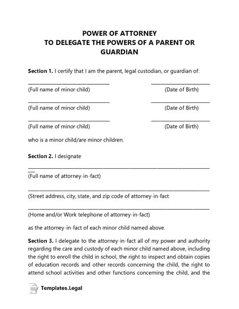 How To Become Power Of Attorney For Kids