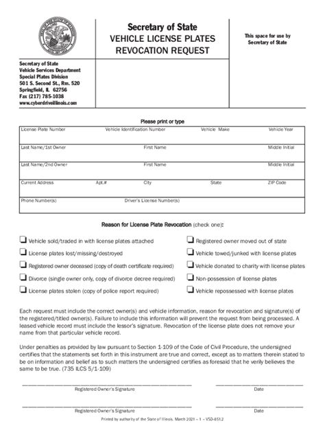 How To Cancel License Plates In Illinois Online Fill Out Sign Online