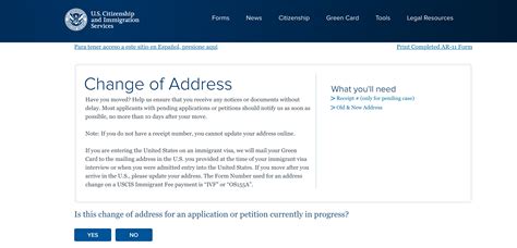 How To Change And Update Your Address With Uscis