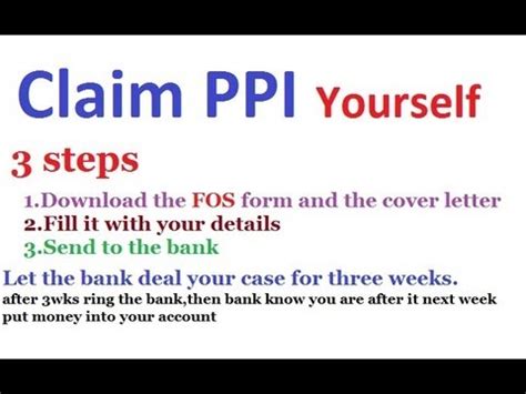 How To Claim Ppi Youtube