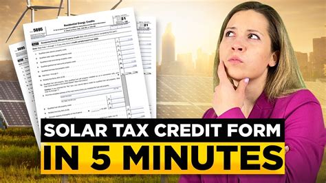 How To Claim Solar Tax Credit - 30% Off Your Solar System! - Youtube