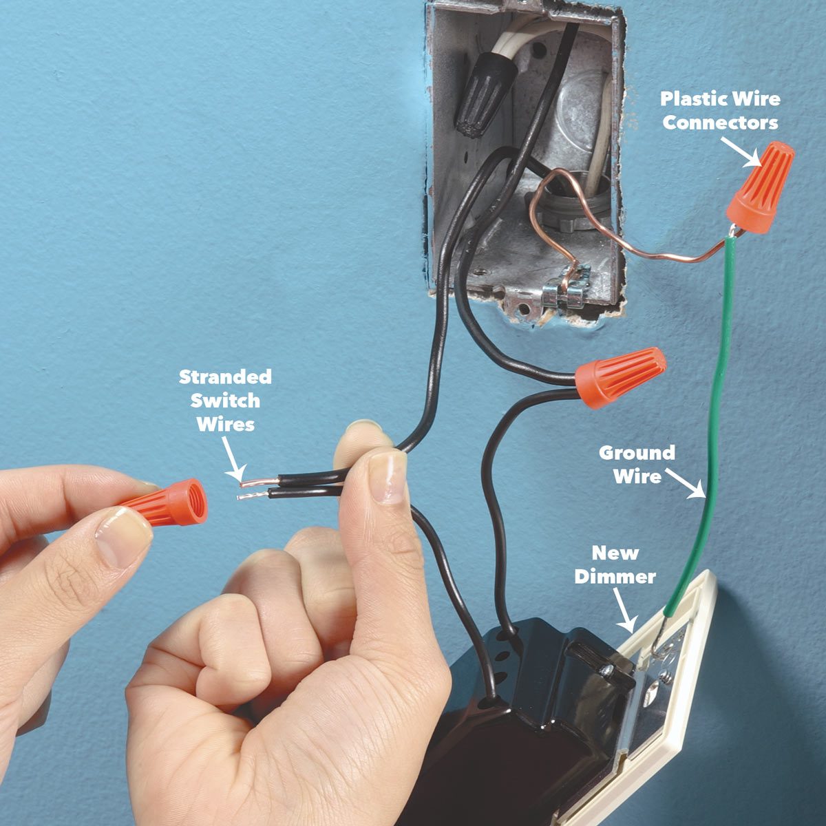 How To Connect A Light Dimmer Switch