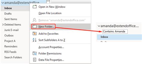 How To Create A Folder To Organize Emails Containing Specific People In Outlook