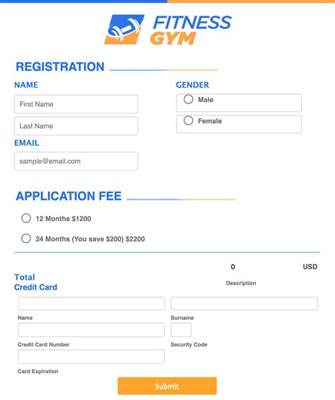 How To Create A Gym Form For Your Fitness Business 5 Gym Membership