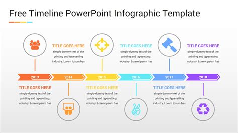 How To Create A Timeline Chart In Ppt Free Power Point Template Ppt