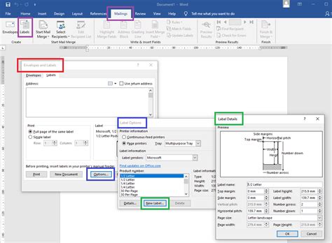 How To Create Your Own Label Template In Microsoft Word