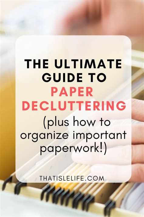 How To Declutter Paperwork Quickly 5 Important Organizing Tips