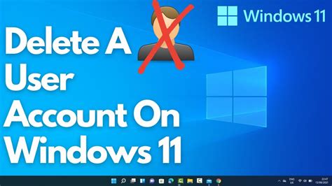 How To Delete Administrator And User Account In Windows 11 Youtube