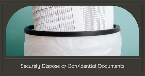 5 Ways Dispose Confidential Paperwork