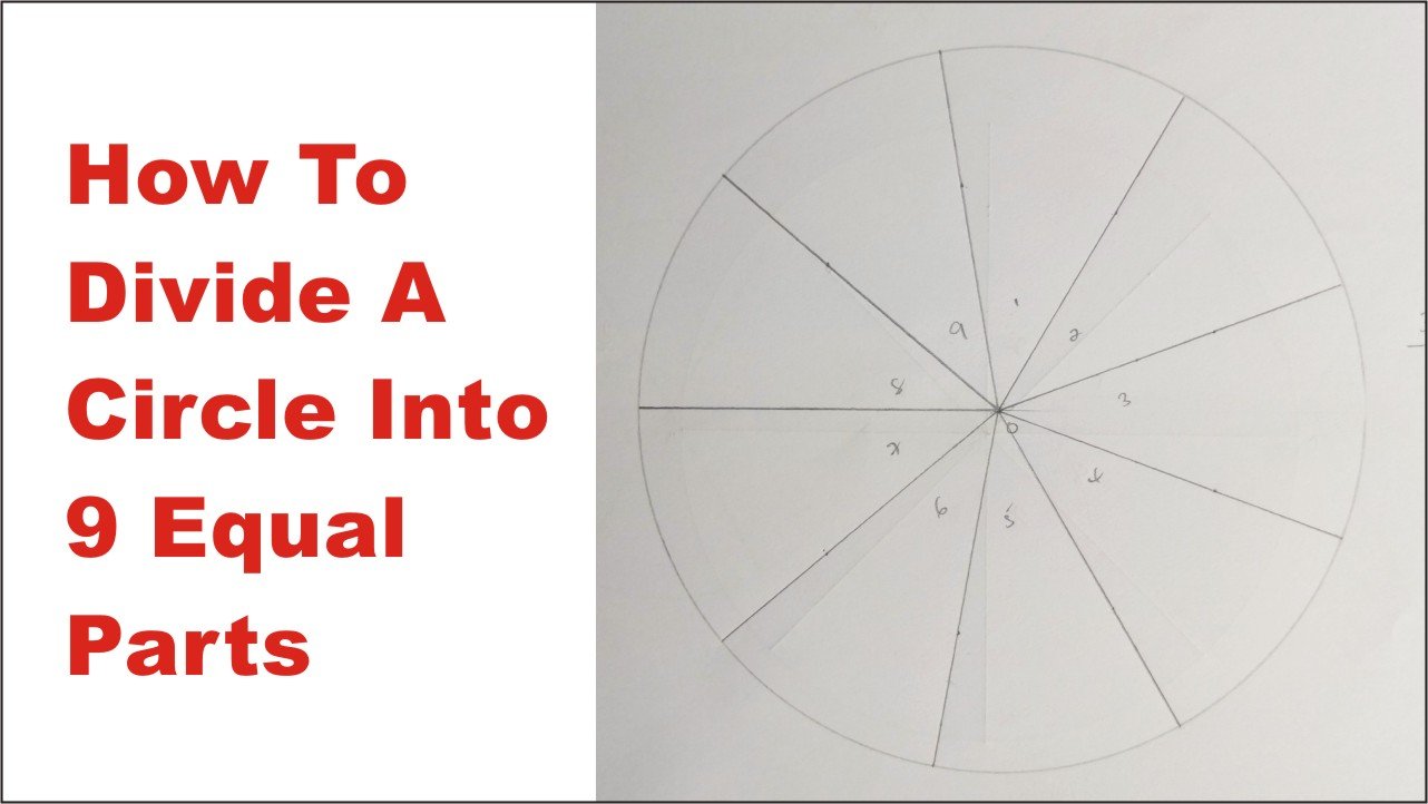 How To Divide A Circle In To 5 6 7 8 10 Amp 12 Equal Parts Pa Academy